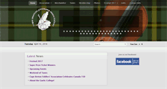 Desktop Screenshot of capebretonfiddlers.com